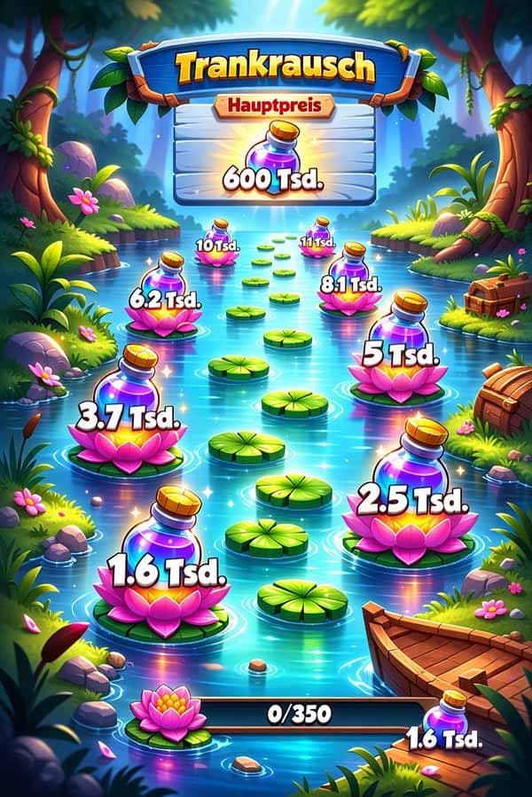 Coin Master Potion Rush Event Preview of the Potion Rush event with the magic ladder