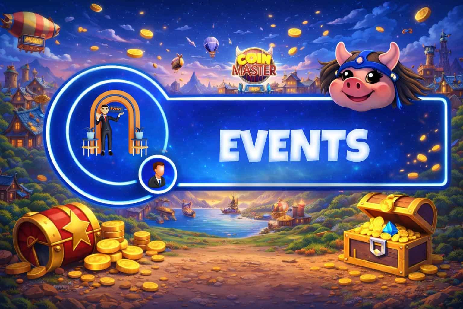 Eventliste Eventliste mit Übersicht über Gewinnstufen und Event-Fortschritt